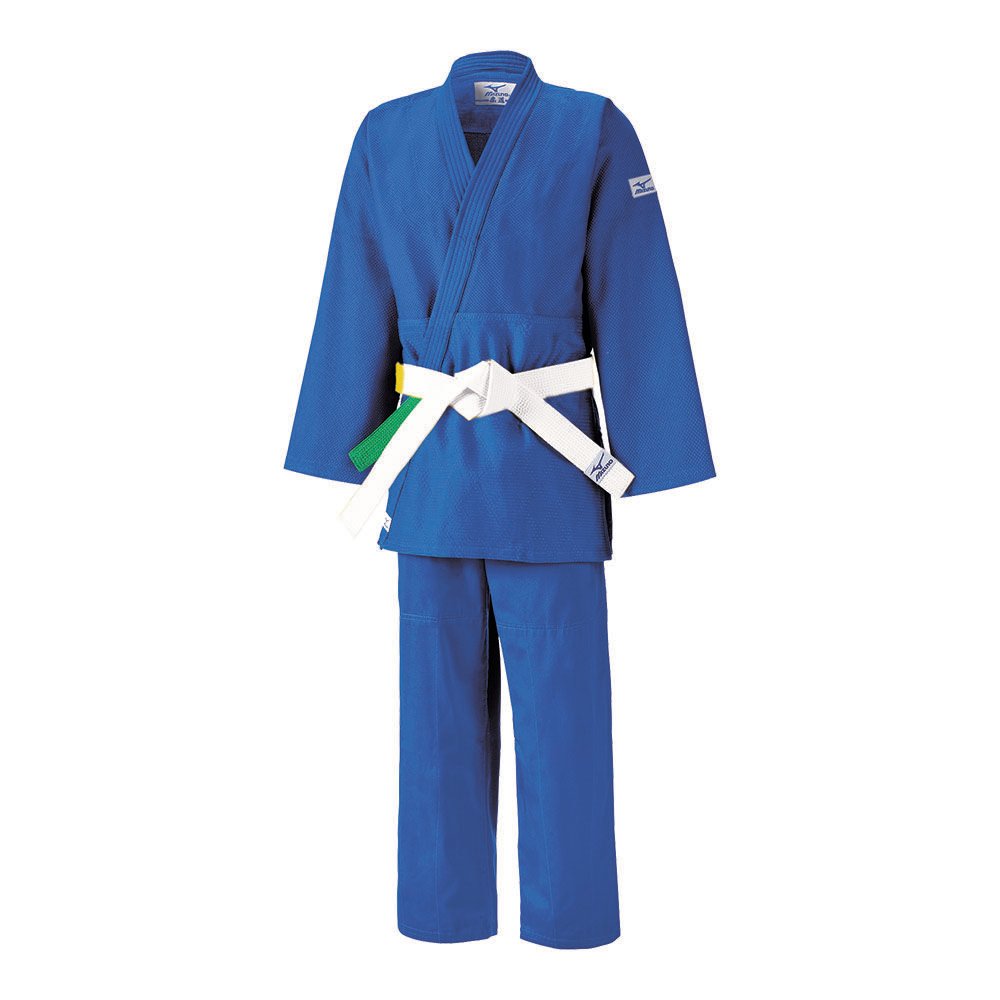 Judogis Mizuno Kodomo 2 with belt - Mulher - Azuis - QJWZL8719